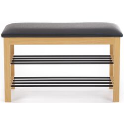 Bancheta-etajera pentru incaltaminte Halmar ST11 (Natural/Black) Thumb