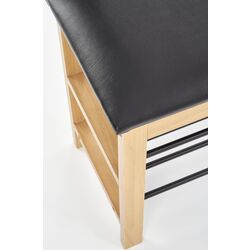 Bancheta-etajera pentru incaltaminte Halmar ST11 (Natural/Black) Thumb