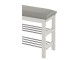 Bancheta-etajera pentru incaltaminte Halmar ST11 (White/Gray)