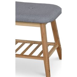 Bancheta-etajera pentru incaltaminte Halmar ST14 (Natural/Gray) Thumb