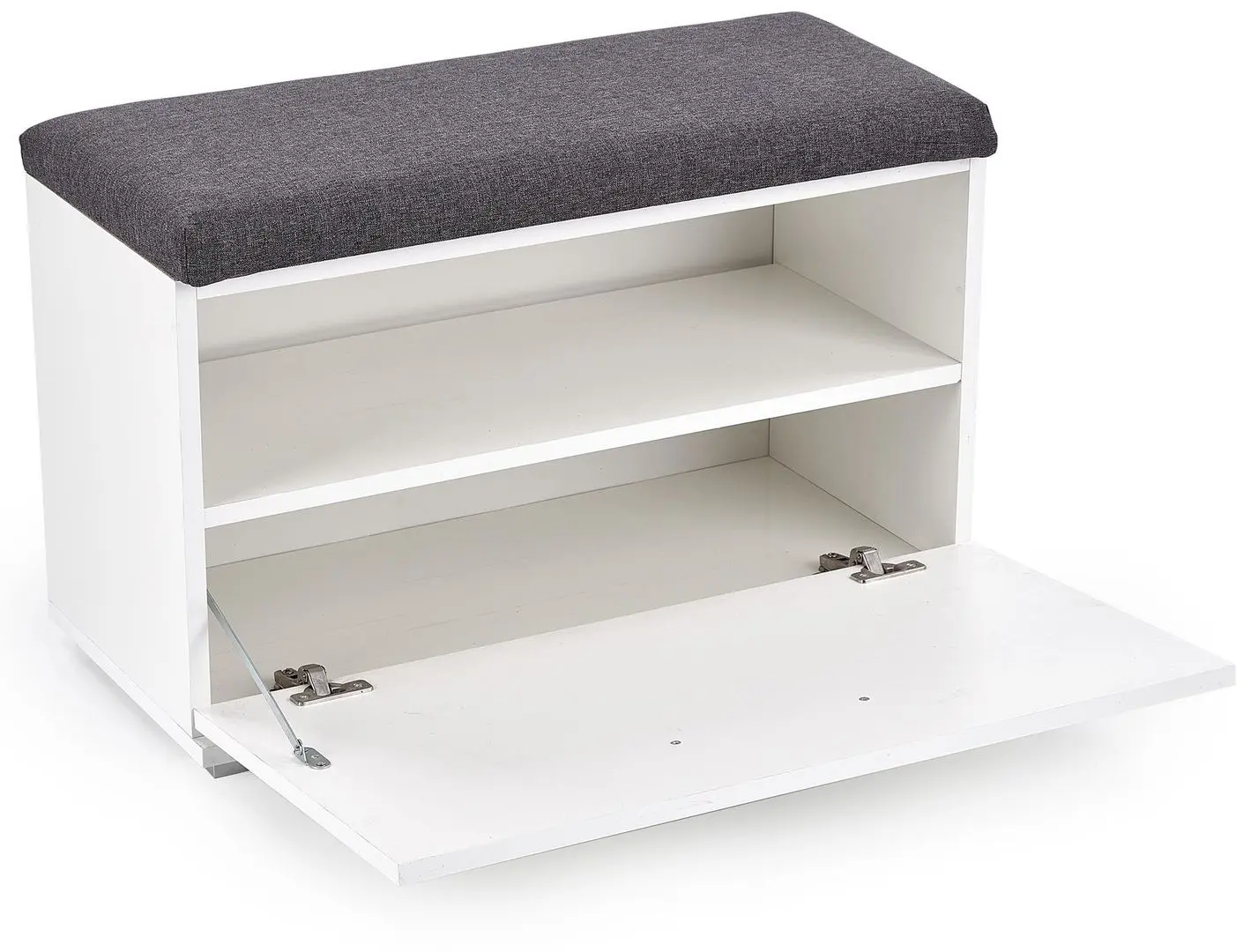 Tumba pentru incaltaminte Halmar Lima ST2 (White/Gray)