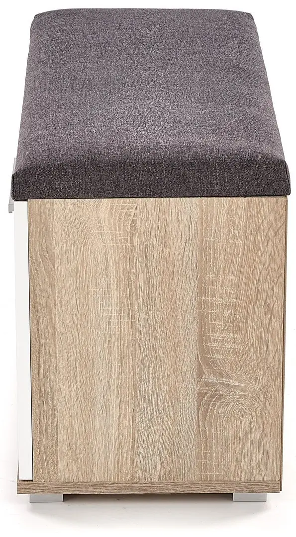 Tumba pentru incaltaminte Halmar Lima ST2 (White/Sonoma Oak/Gray)