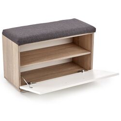 Tumba pentru incaltaminte Halmar Lima ST2 (White/Sonoma Oak/Gray) Thumb
