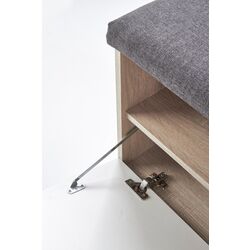 Tumba pentru incaltaminte Halmar Lima ST2 (White/Sonoma Oak/Gray) Thumb