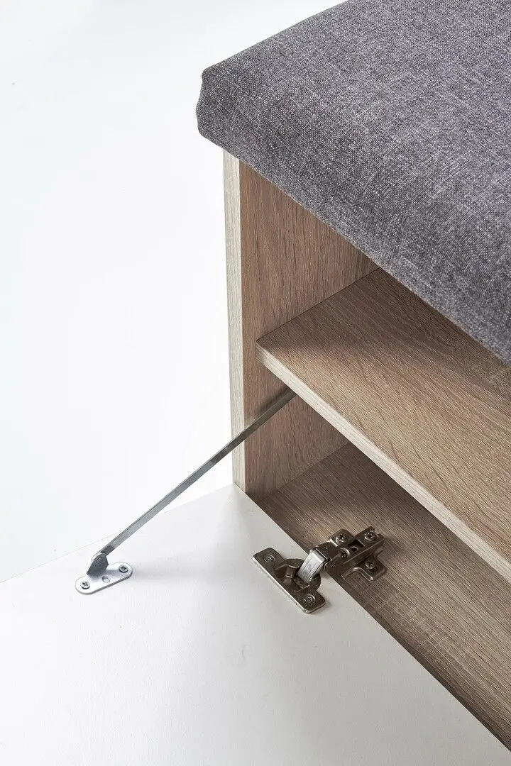 Tumba pentru incaltaminte Halmar Lima ST2 (White/Sonoma Oak/Gray)