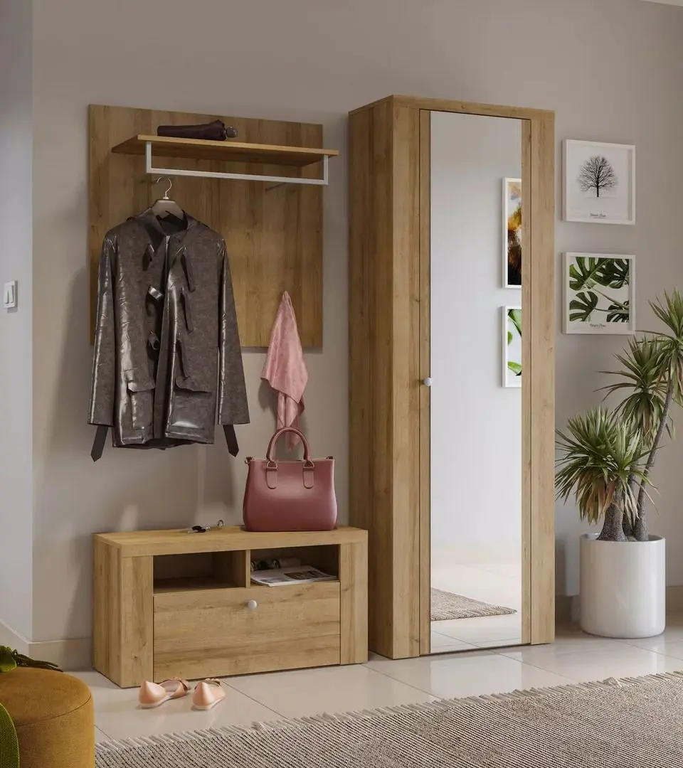 Dulap pentru incaltaminte Helvetia Larona 1D (Riviera Oak)
