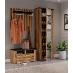 Dulap pentru incaltaminte Helvetia Larona 1D (Satin Walnut/Touchwood) Thumb