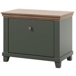 Тумба для обуви Helvetia Evora 1D 71 cm (Green/Lefkas Oak) Thumb
