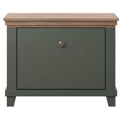 Тумба для обуви Helvetia Evora 1D 71 cm (Green/Lefkas Oak) Thumb