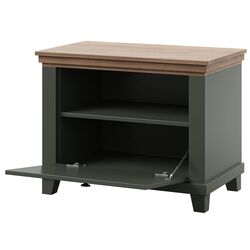 Тумба для обуви Helvetia Evora 1D 71 cm (Green/Lefkas Oak) Thumb