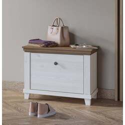 Tumba pentru incaltaminte Helvetia Evora 1D 71 cm (White Abisko Ash/Lefkas Oak)