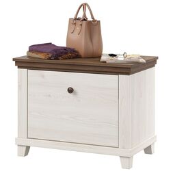 Tumba pentru incaltaminte Helvetia Evora 1D 71 cm (White Abisko Ash/Lefkas Oak) Thumb