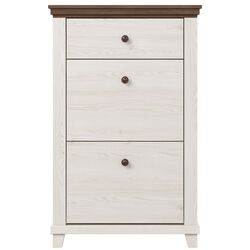 Tumba pentru incaltaminte Helvetia Evora 2D1SZ 71 cm (White Abisko Ash/Lefkas Oak/White) Thumb