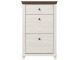 Тумба для обуви Helvetia Evora 2D1SZ 71 cm (White Abisko Ash/Lefkas Oak/White)