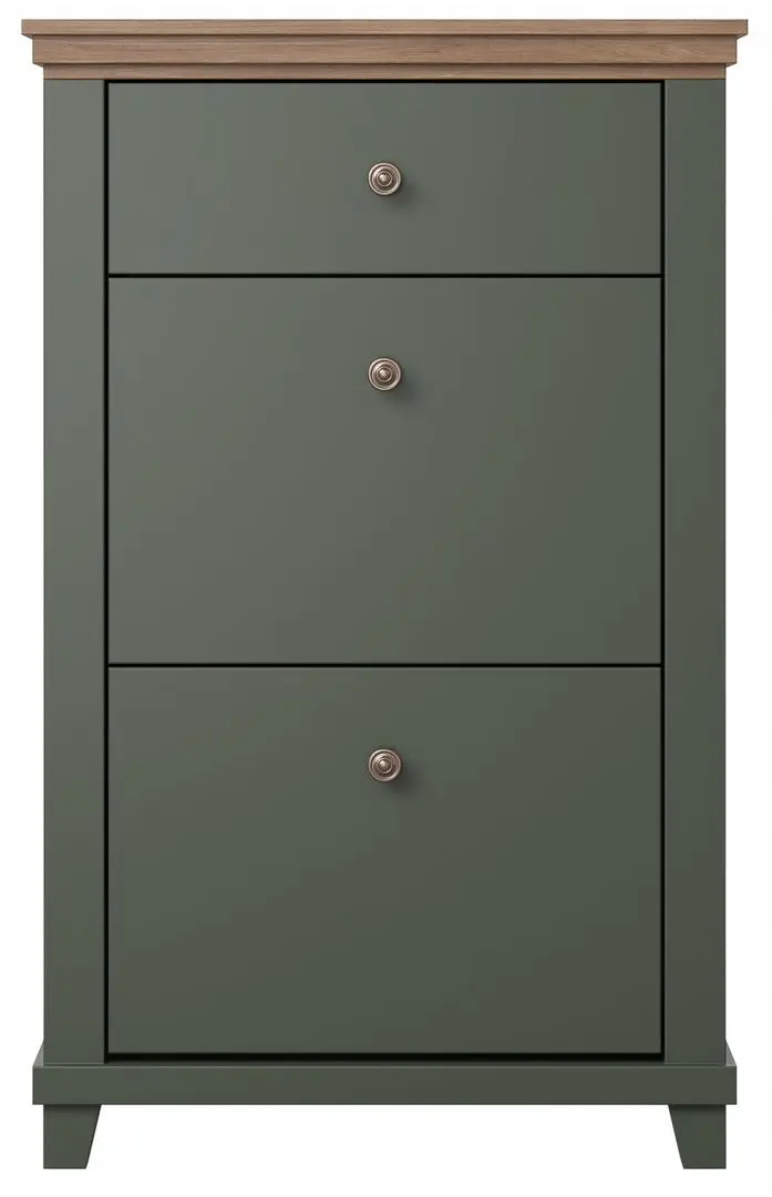 Tumba pentru incaltaminte Helvetia Evora 2D2SZ 71 cm (Green/Lefkas Oak)