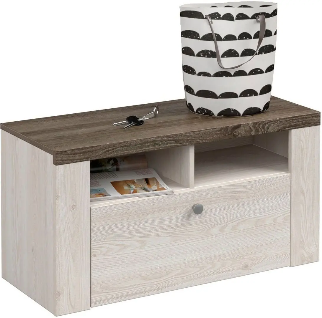 Tumba pentru incaltaminte Helvetia Larona 1K (Siberian Larch/Sonoma Oak Truffle) - 3