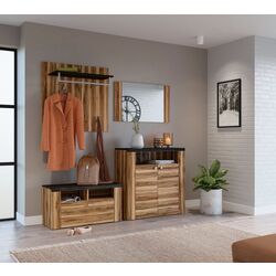 Tumba pentru incaltaminte Helvetia Larona (Satin Walnut/Touchwood) Thumb