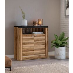 Tumba Helvetia Larona 2D (Satin Walnut/Touchwood)