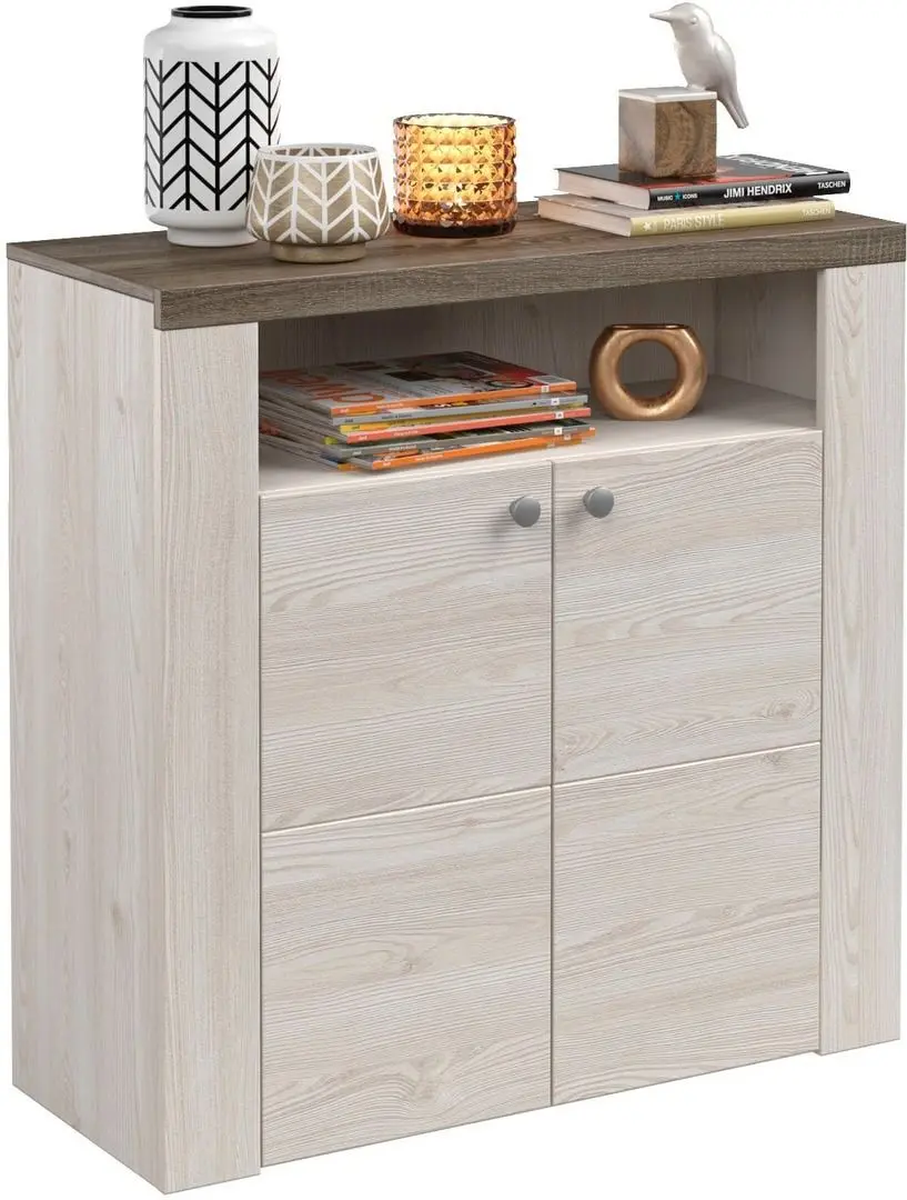 Тумба Helvetia Larona 2D (Siberian Larch/Sonoma Oak Truffle) - 3