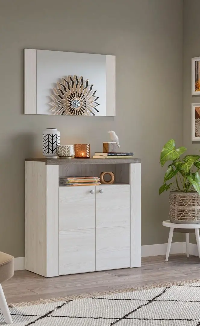 Тумба Helvetia Larona 2D (Siberian Larch/Sonoma Oak Truffle) - 5