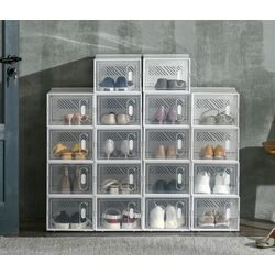 Etajera-organizer pentru incaltaminte Homcom 850-173V01 25x35x19 cm (White) Thumb