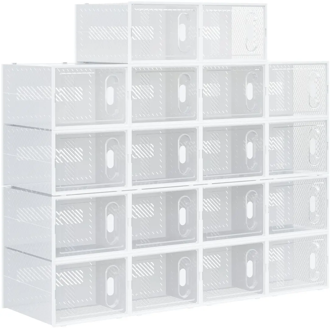 Etajera-organizer pentru incaltaminte Homcom 850-174V01 28x36x21 cm (White)