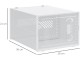 Стеллаж-органайзер для обуви Homcom 850-174V01 28x36x21 cm (White)