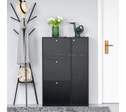 Тумба для обуви Homcom 833-215BK 80x24x120 cm (Black)