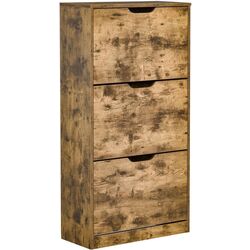 Тумба для обуви Homcom 837-157 62x26x117 cm (Rustic Brown) Thumb