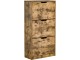 Тумба для обуви Homcom 837-157 62x26x117 cm (Rustic Brown)