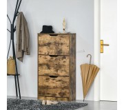 Тумба для обуви Homcom 837-157 62x26x117 cm (Rustic Brown)