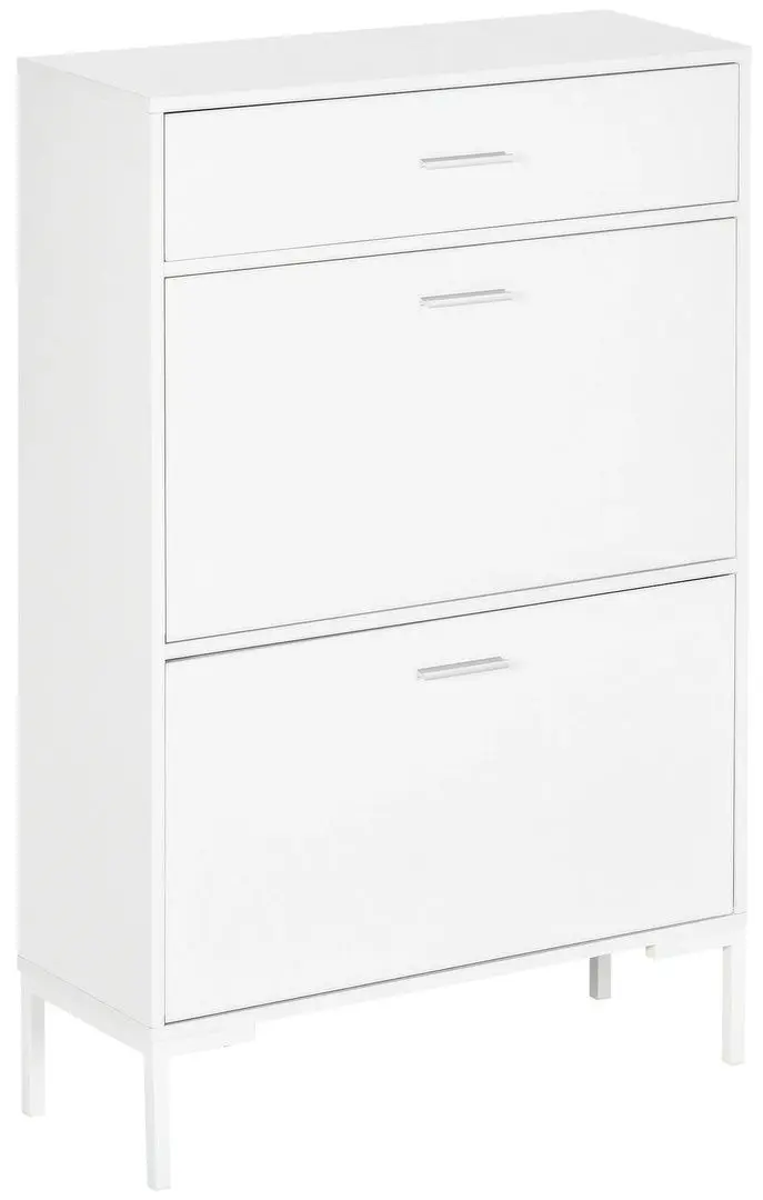 Tumba pentru incaltaminte Homcom 837-233WT 75x26x110 cm (White)