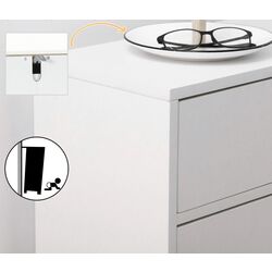 Tumba pentru incaltaminte Homcom 837-233WT 75x26x110 cm (White) Thumb