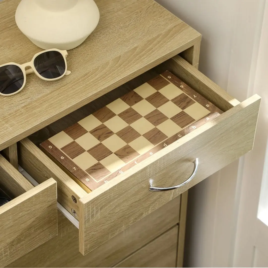 Tumba pentru incaltaminte Homcom 837-327V00AK 80x30x91 cm (Oak)