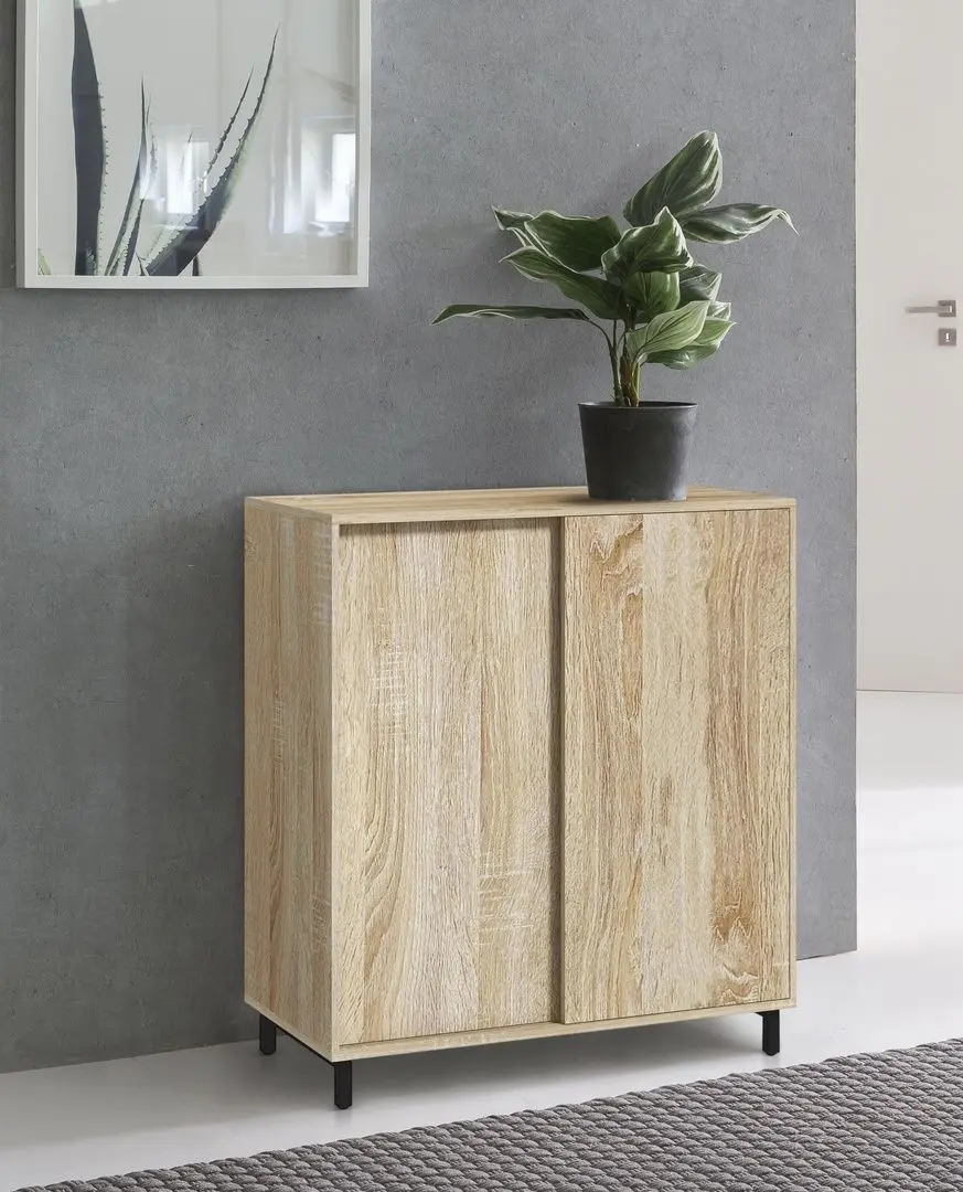 Tumba pentru incaltaminte Homcom 837-426V00ND 80x40x93 cm (Natural Oak)