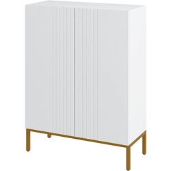 Tumba pentru incaltaminte Homcom 837-470V80WT 95x72x31 cm (White) Thumb