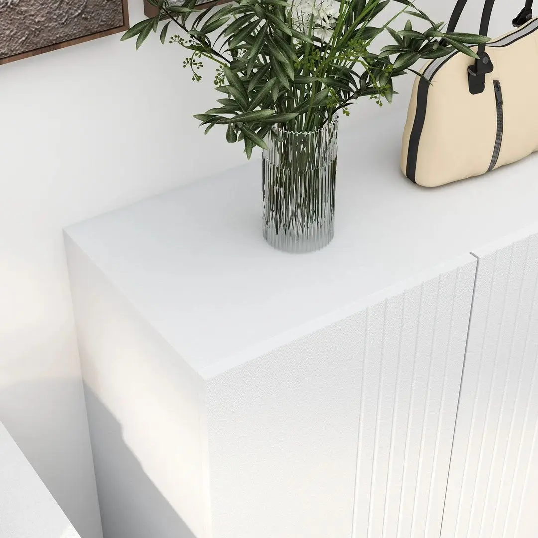 Tumba pentru incaltaminte Homcom 837-470V80WT 95x72x31 cm (White) - 4