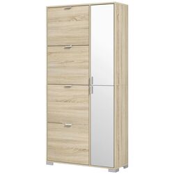 Тумба для обуви Homcom 837-488V00AK 82x30x168 cm (Oak) Thumb