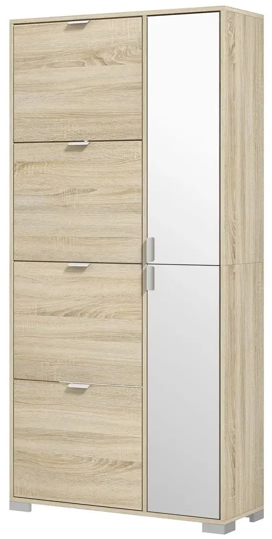 Тумба для обуви Homcom 837-488V00AK 82x30x168 cm (Oak) - 3