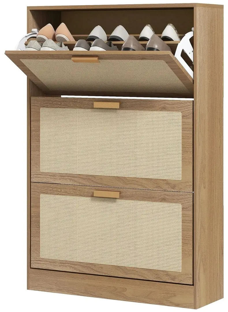 Tumba pentru incaltaminte Homcom 837-496V00BN 80x25x120 cm (Brown) - 3