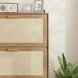 Tumba pentru incaltaminte Homcom 837-496V00BN 80x25x120 cm (Brown) Thumb