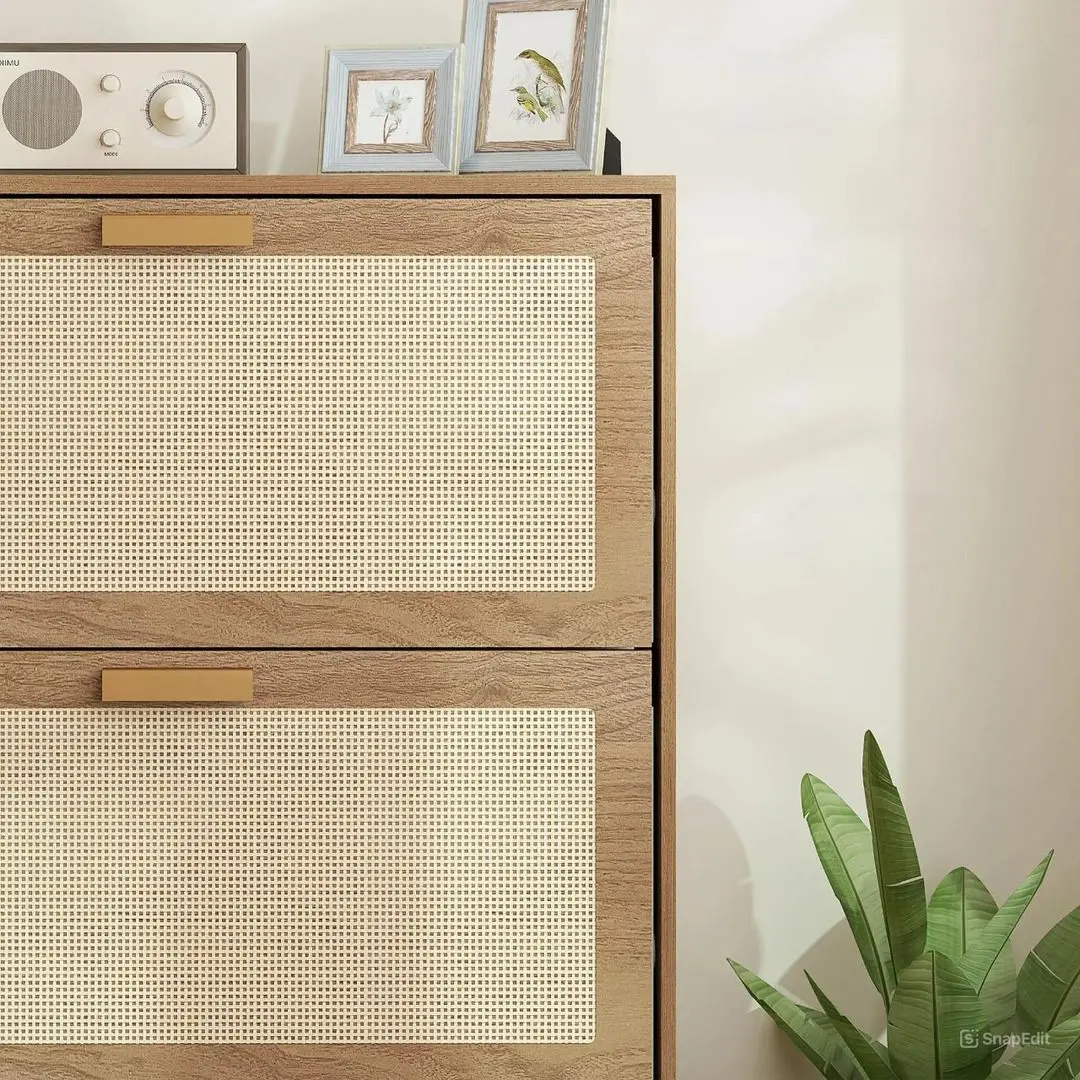 Tumba pentru incaltaminte Homcom 837-496V00BN 80x25x120 cm (Brown) - 6