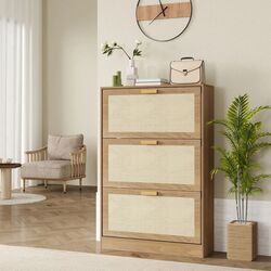 Tumba pentru incaltaminte Homcom 837-496V00BN 80x25x120 cm (Brown) Thumb