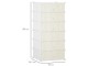 Тумба для обуви Homcom 850-172WT 49x36x108 cm (White)