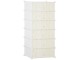 Тумба для обуви Homcom 850-172WT 49x36x108 cm (White)