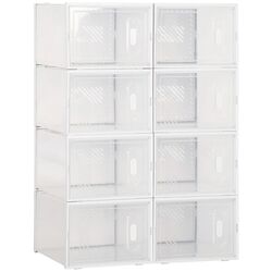 Tumba pentru incaltaminte Homcom 850-174 28x36x21 cm (White) Thumb