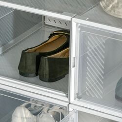 Tumba pentru incaltaminte Homcom 850-174 28x36x21 cm (White) Thumb