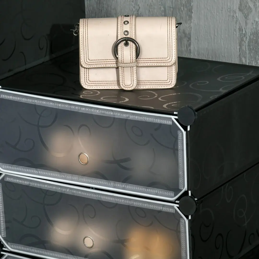 Тумба для обуви Homcom 850-183 94x108x37 cm (Black/White)