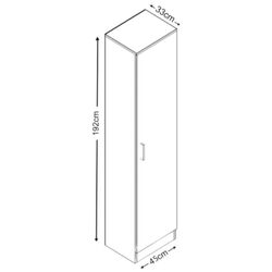 Penal pentru incaltaminte Ideal Mobila Marty (White) Thumb