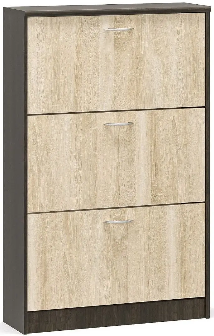 Tumba pentru incaltaminte Ideal Mobila C409 (Wenge/Sonoma Oak)